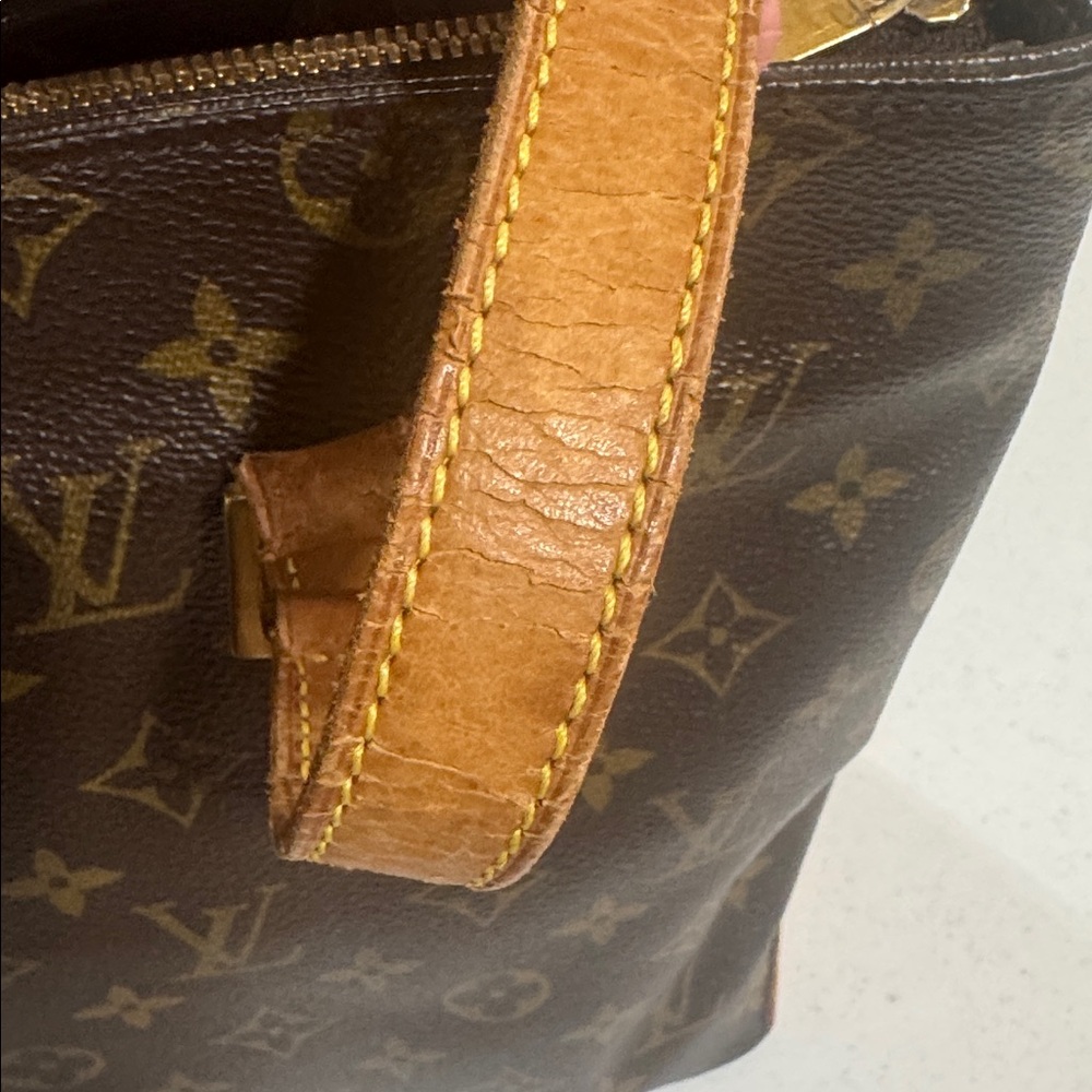 Louis Vuitton Cabas Piano Brown and Gold Monogram Tote Authentic - Picture 15 of 16